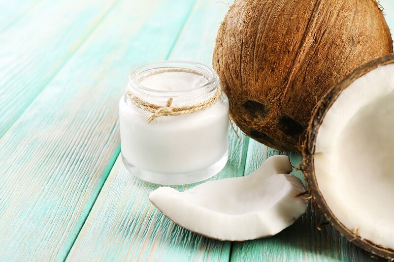 coconut oil and coconuts
